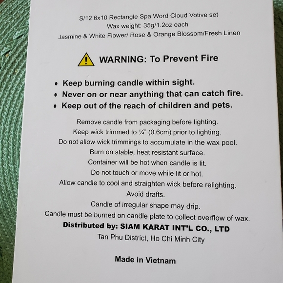 NWOT Gift Set Home Fragrance 12 Candles - Picture 5 of 10